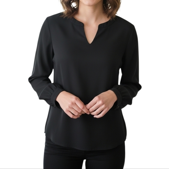 Lands' End Tops - Lands' End Classic Black Blouse